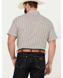 Cody James Men's Tie Down Striped Short Sleeve Western Snap Shirt 9 Cody James Men's Tie Down Striped Short Sleeve Western Snap Shirt -Cody James 2000385976 100 P4