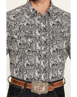 Cody James Men's Mamba Paisley Print Long Sleeve Western Snap Shirt 8 Cody James Men's Mamba Paisley Print Long Sleeve Western Snap Shirt -Cody James 2000386050 001 P3
